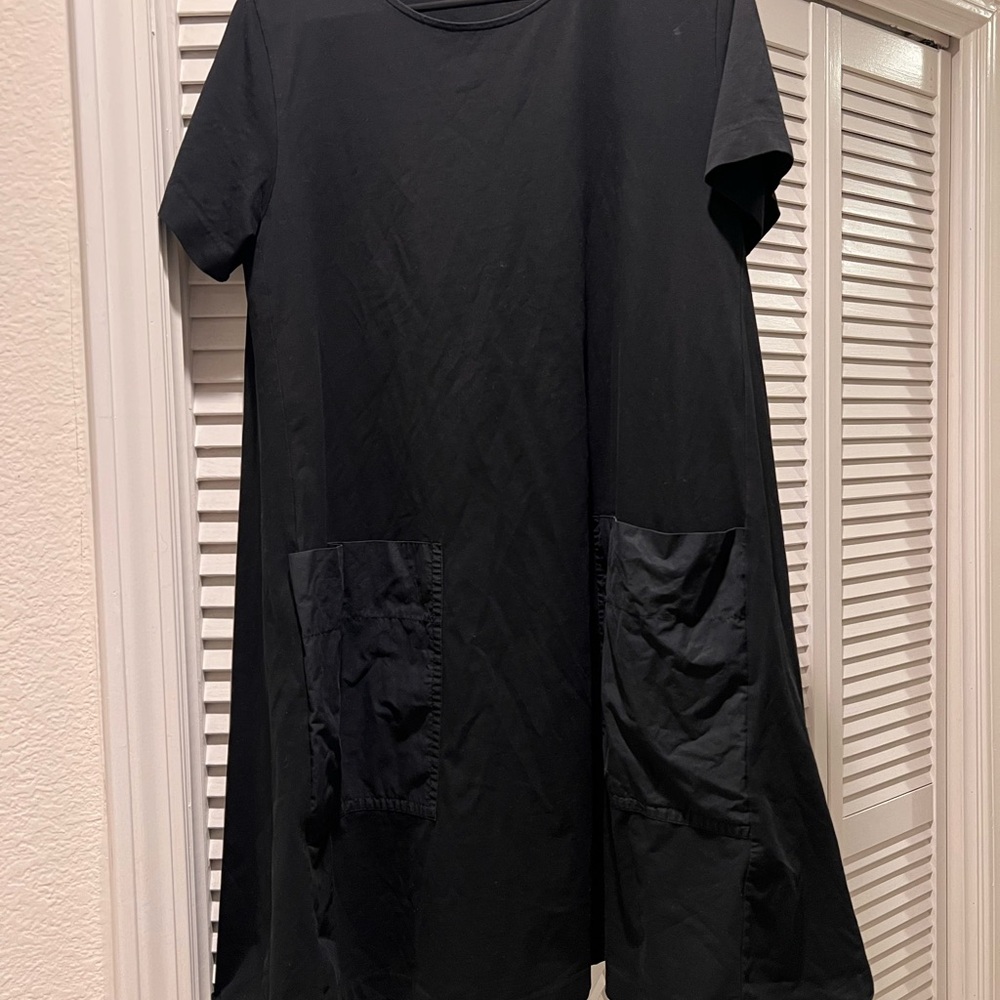 COS Black Dress with Pockets